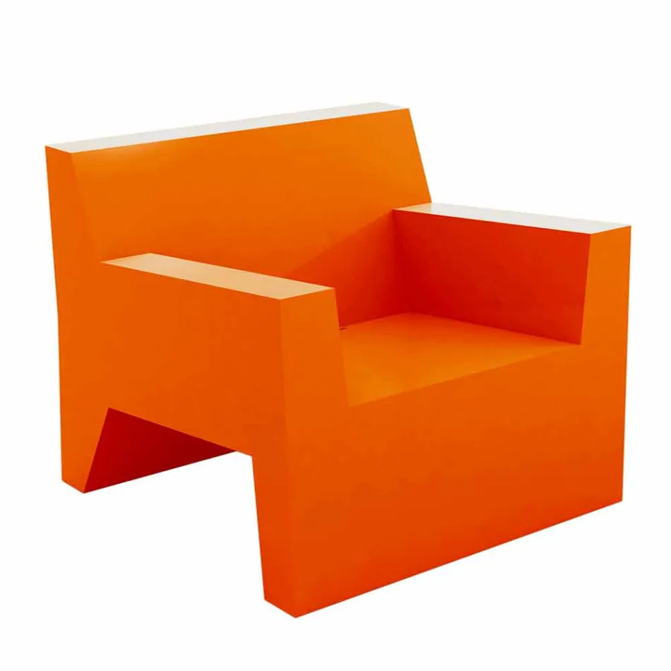 Jut by Vondom design outdoor armchair in polyethylene resin Viadurini