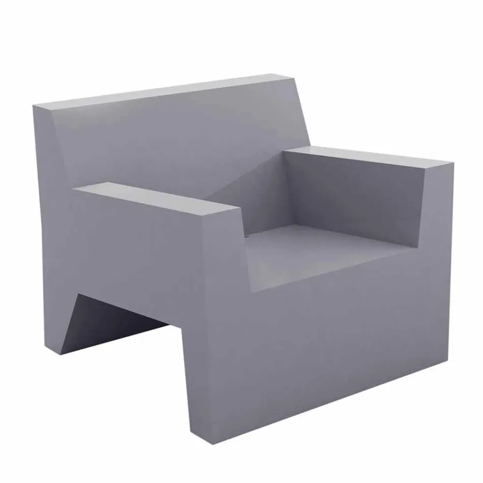 Jut by Vondom design outdoor armchair in polyethylene resin Viadurini