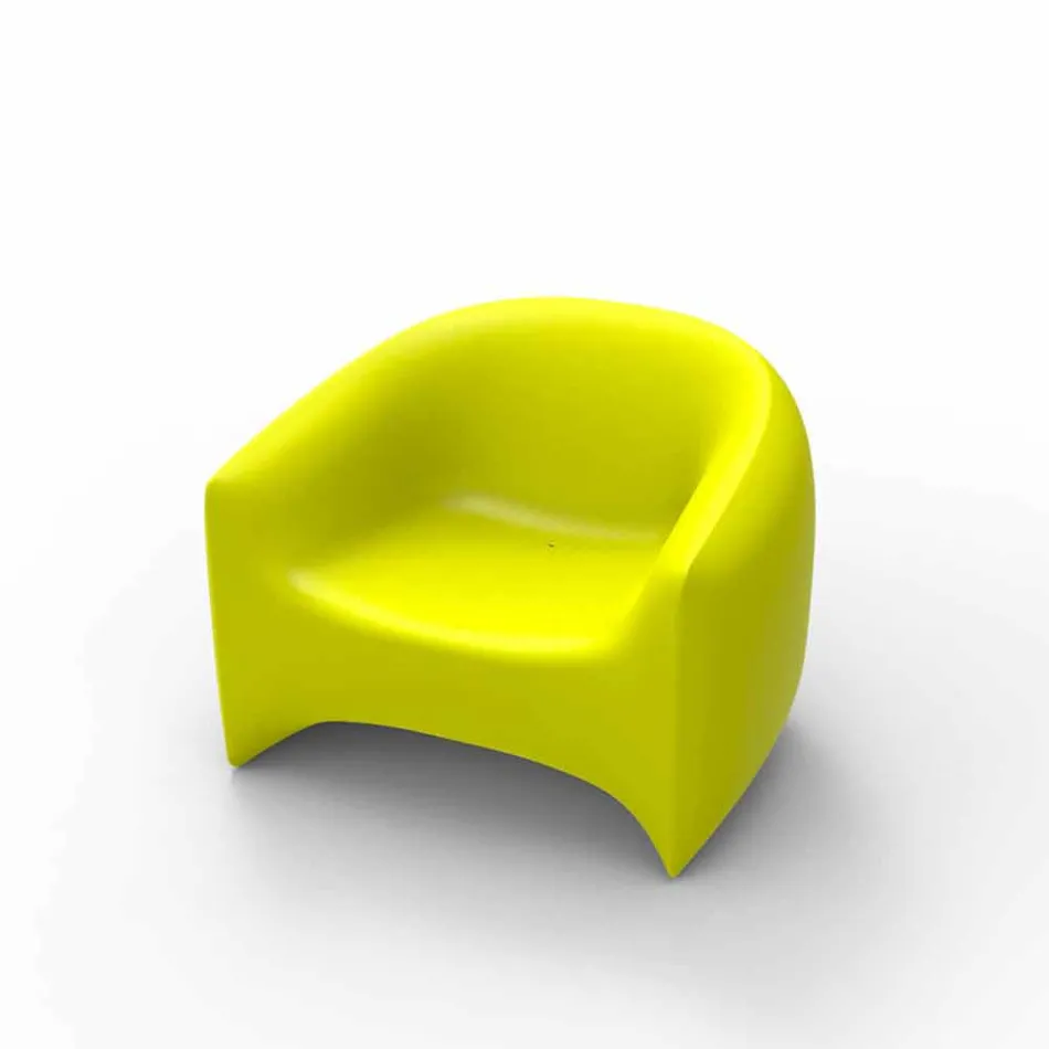 Blow Vondom polyethylene resin outdoor armchair, design Viadurini