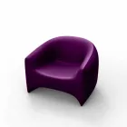 Blow Vondom polyethylene resin outdoor armchair, design Viadurini