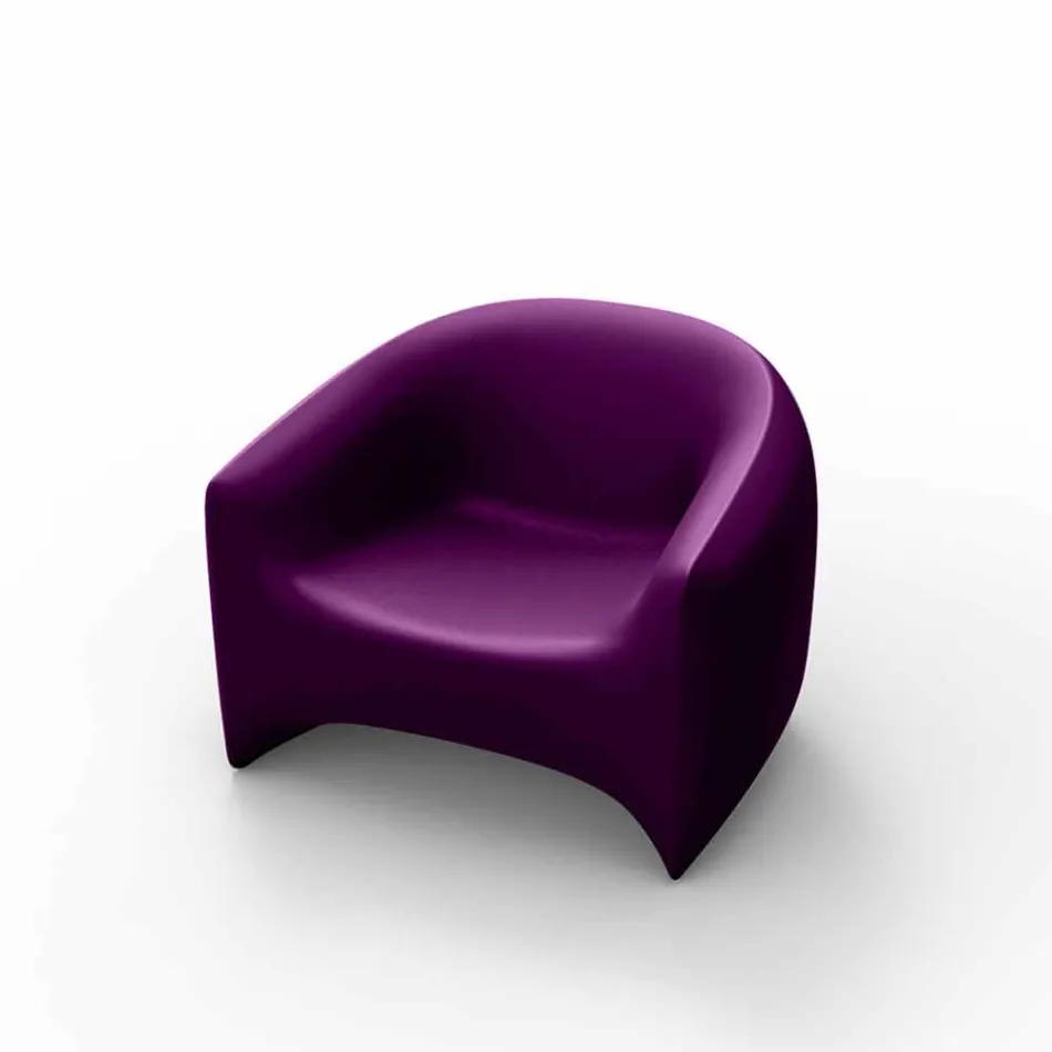 Blow Vondom polyethylene resin outdoor armchair, design Viadurini