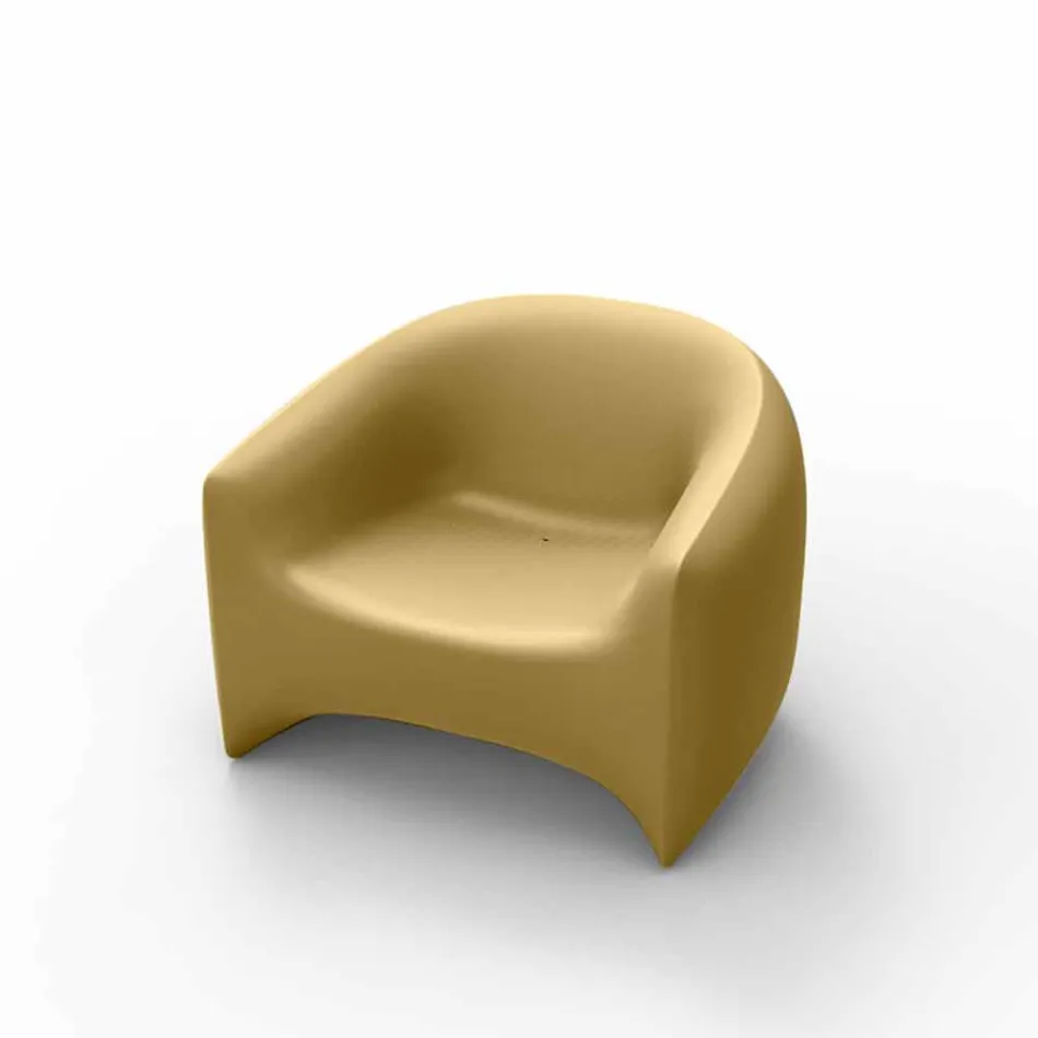 Blow Vondom polyethylene resin outdoor armchair, design Viadurini