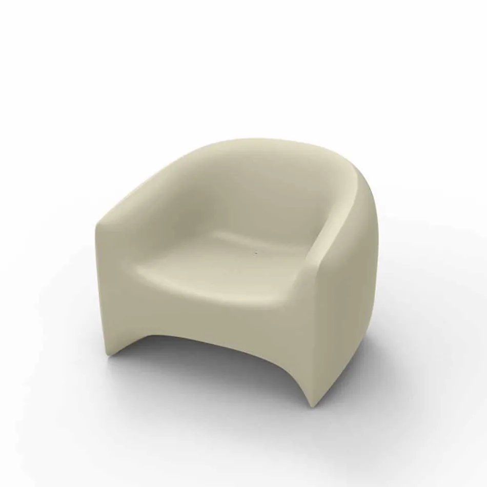 Blow Vondom polyethylene resin outdoor armchair, design Viadurini
