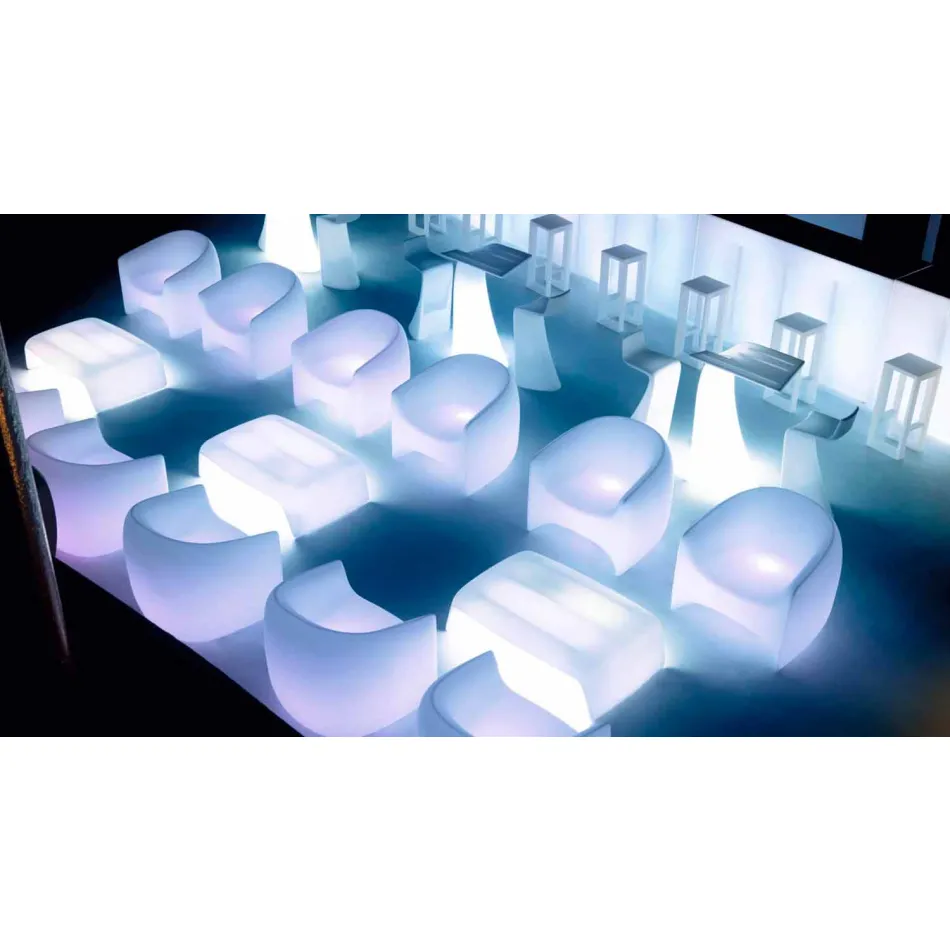 Outdoor armchair in Blow Vondom polyethylene resin, design Viadurini