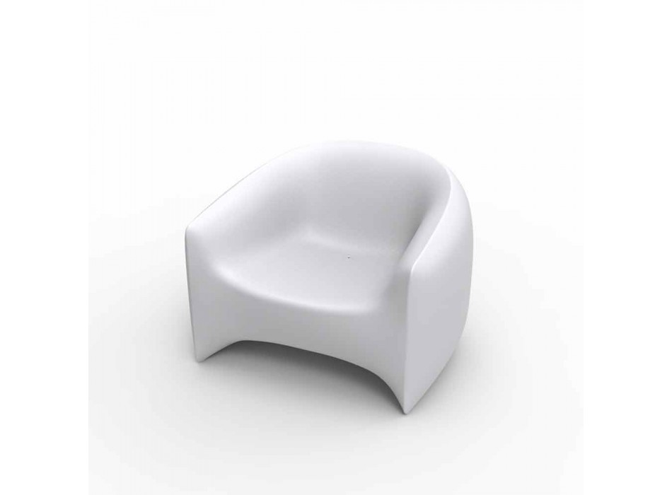 Blow Vondom polyethylene resin outdoor armchair, design Viadurini