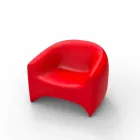 Blow Vondom polyethylene resin outdoor armchair, design Viadurini
