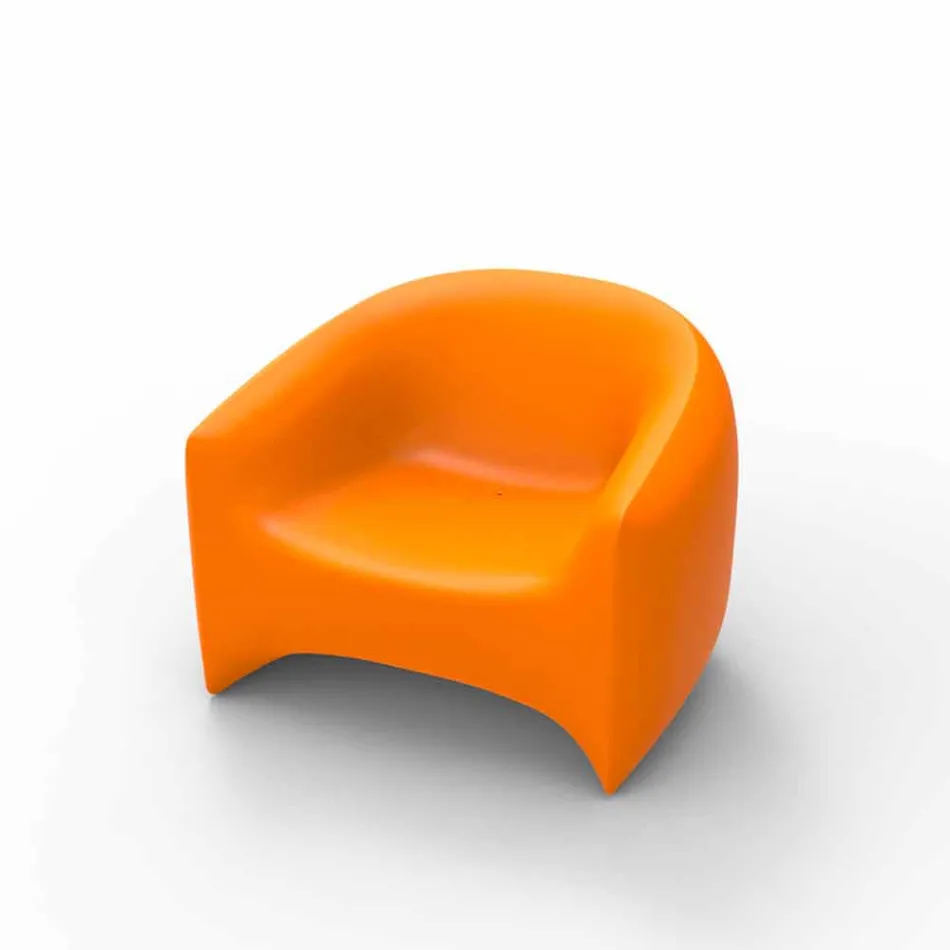 Blow Vondom polyethylene resin outdoor armchair, design Viadurini