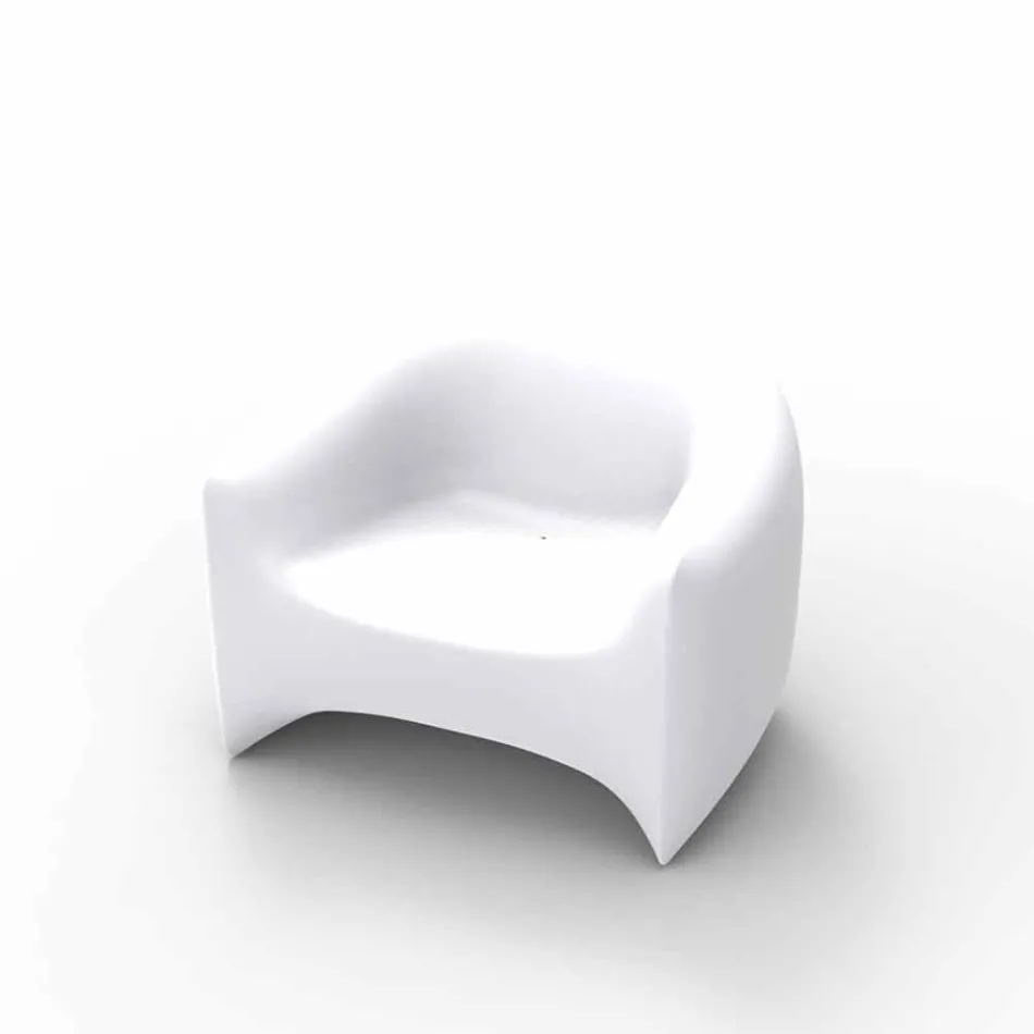 Blow Vondom polyethylene resin outdoor armchair, design Viadurini