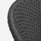 Outdoor Armchair in Wood and Rope with Cushion, Homemotion, 2 Pieces - Oskana Viadurini