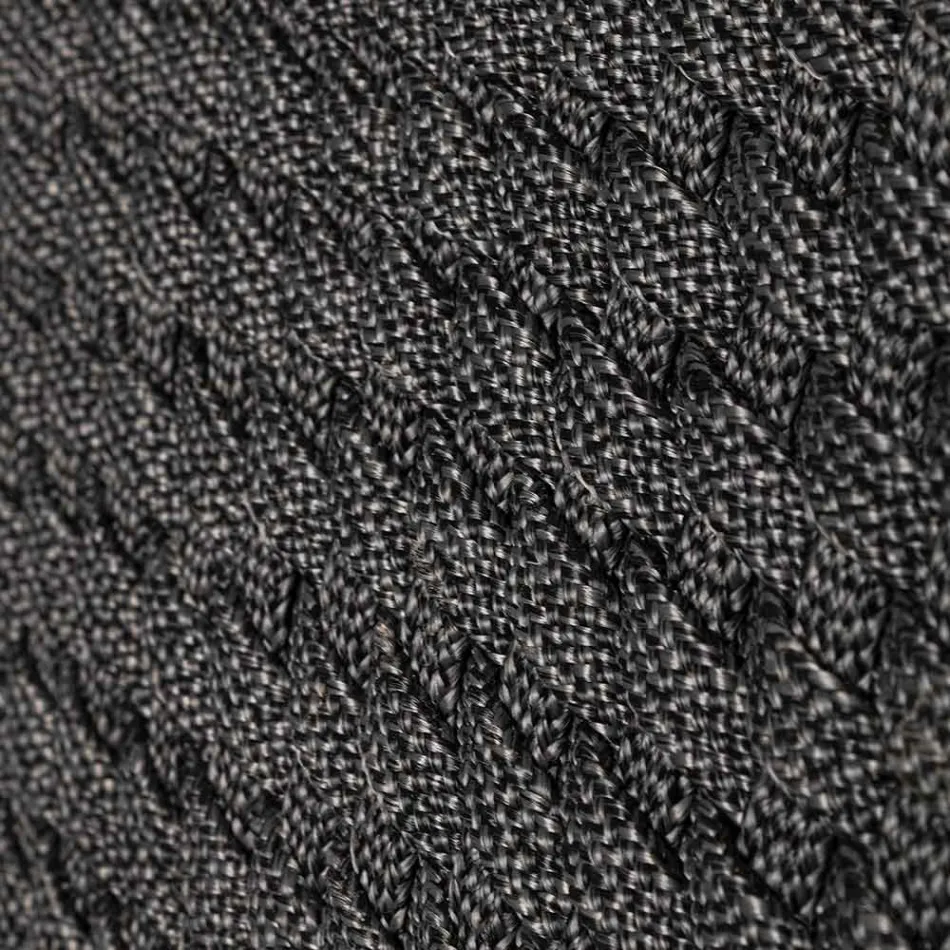 Outdoor Armchair in Wood and Rope with Cushion, Homemotion, 2 Pieces - Oskana Viadurini