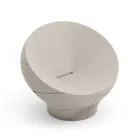 Polyethylene Outdoor Armchair Available in Various Colours - Towel Viadurini