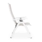 Reclining Outdoor Armchair with Aluminum Structure, Homemotion - Ursula Viadurini