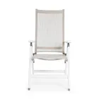 Reclining Outdoor Armchair with Aluminum Structure, Homemotion - Ursula Viadurini