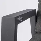 Reclining Outdoor Armchair in Fabric and Aluminum, 2 Pieces - Nathy Viadurini