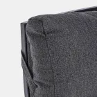 Reclining Outdoor Armchair in Fabric and Aluminum, 2 Pieces - Nathy Viadurini