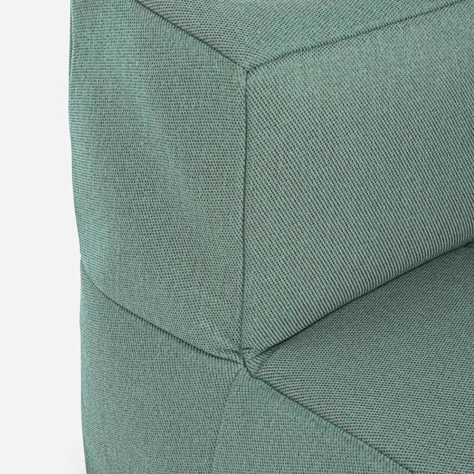Outdoor Armchair Covered in Removable Fabric, Homemotion - Lydia Viadurini
