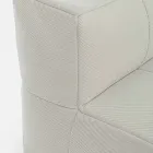Outdoor Armchair Covered in Removable Fabric, Homemotion - Lydia Viadurini
