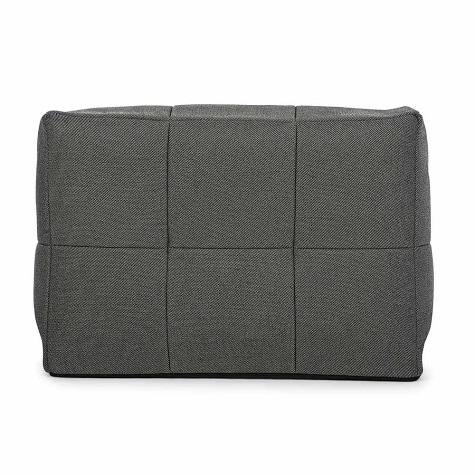 Outdoor Armchair Covered in Removable Fabric, Homemotion - Lydia Viadurini