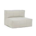 Outdoor Armchair Upholstered in Removable Fabric, Homemotion - Lydia