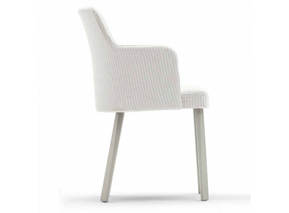Design Varaschin Emma outdoor armchair in aluminum and fabric Viadurini