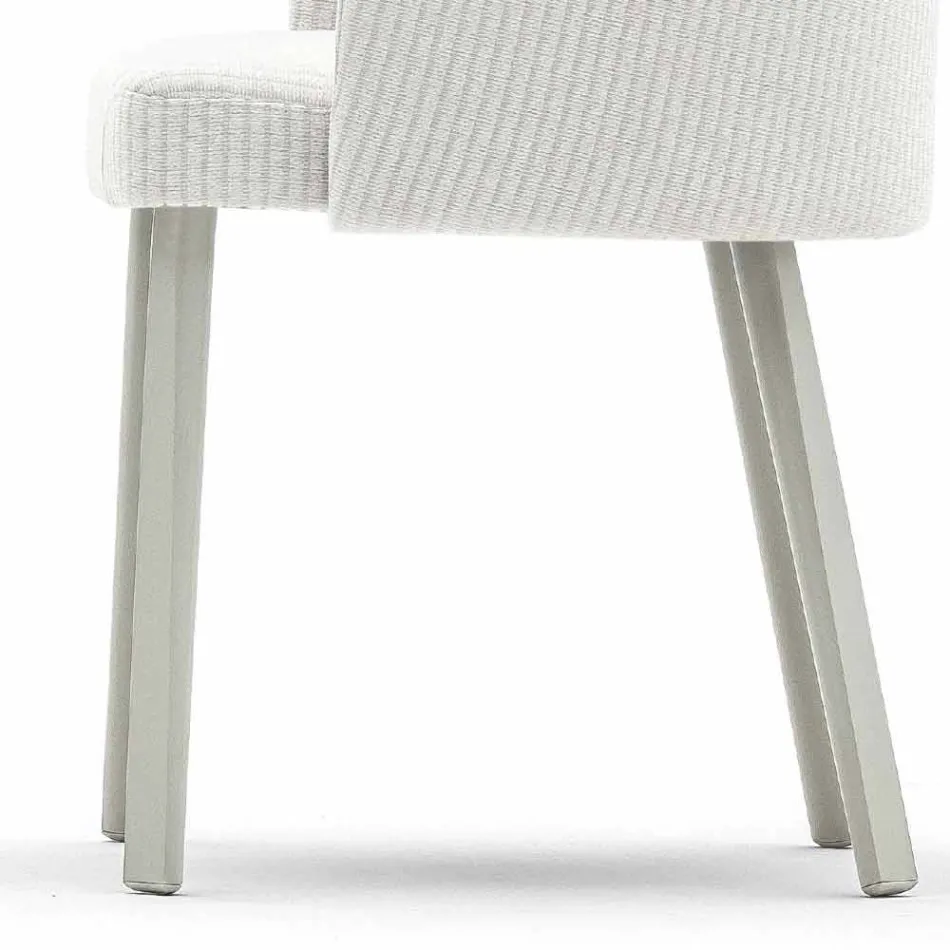 Design Varaschin Emma outdoor armchair in aluminum and fabric Viadurini