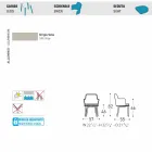 Design Varaschin Emma outdoor armchair in aluminum and fabric Viadurini