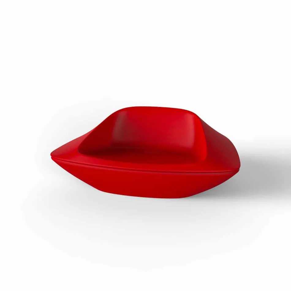 Contemporary design polyethylene garden armchair Ufo by Vondom Viadurini