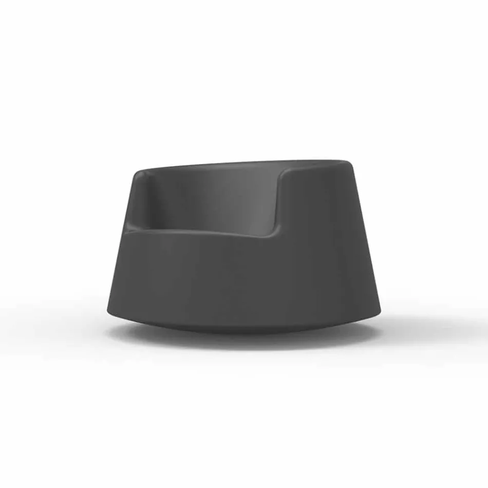 Modern design garden armchair Roulette Vondom in polyethylene Viadurini