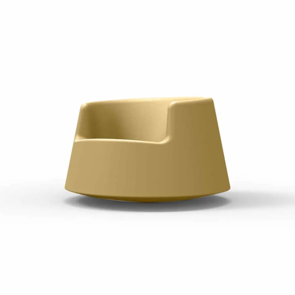 Modern design garden armchair Roulette Vondom in polyethylene Viadurini