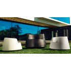Modern design garden armchair Roulette Vondom in polyethylene Viadurini