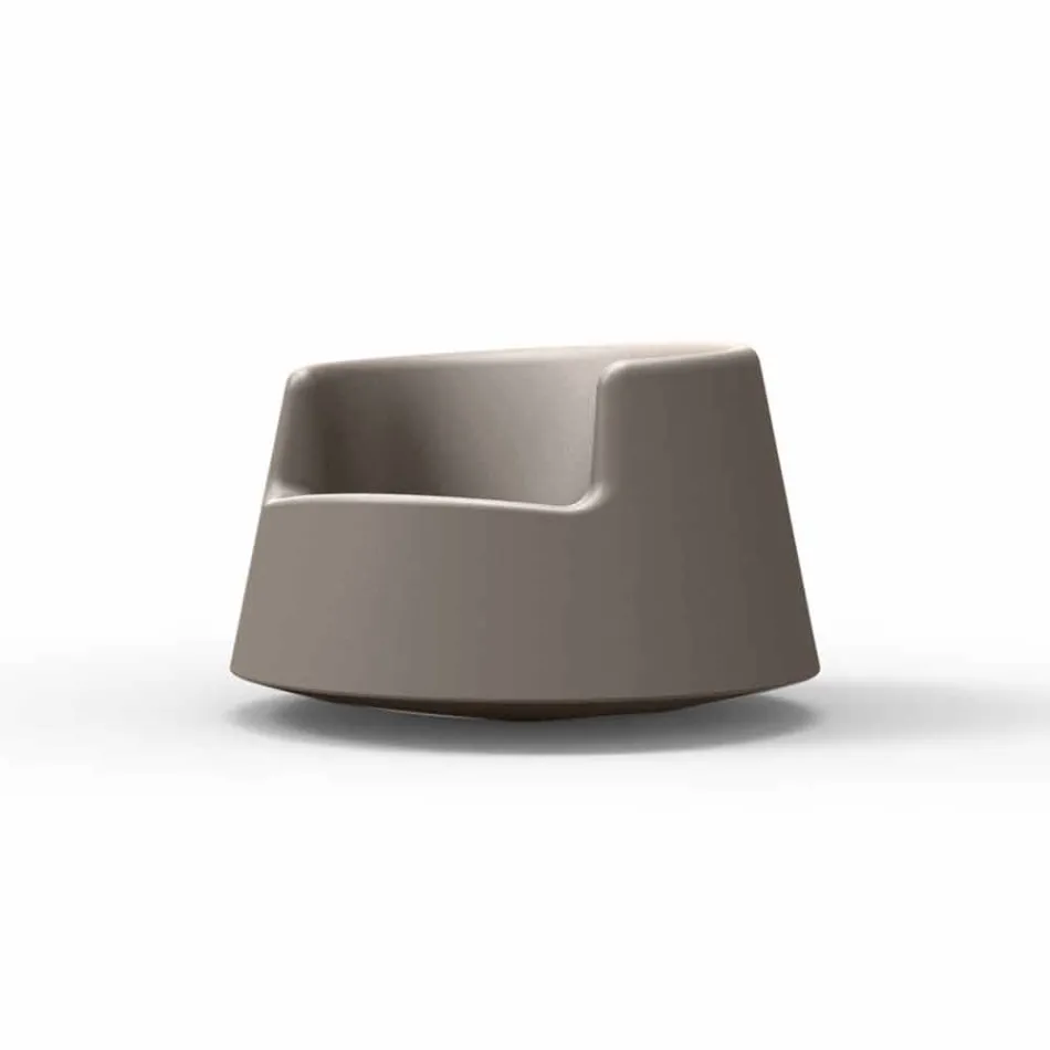 Modern design garden armchair Roulette Vondom in polyethylene Viadurini