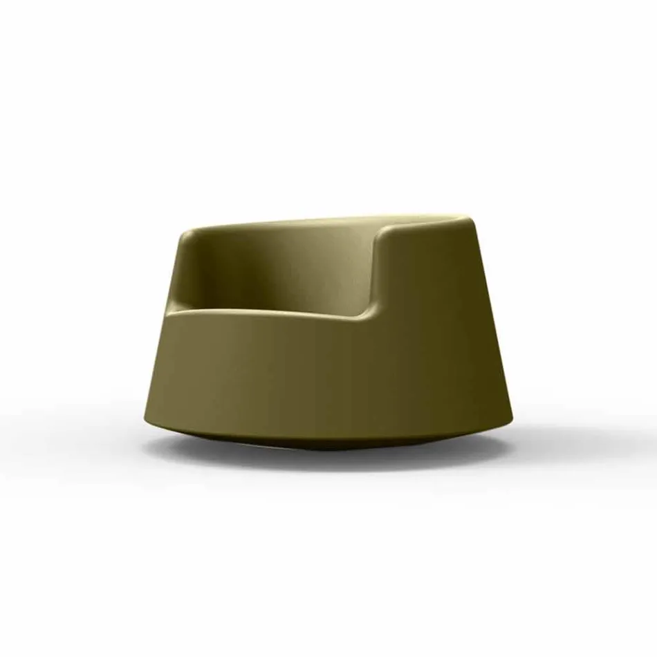 Modern design garden armchair Roulette Vondom in polyethylene Viadurini