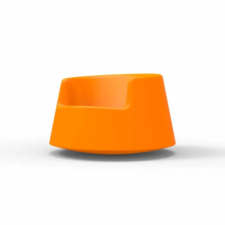 Modern design garden armchair Roulette Vondom in polyethylene Viadurini