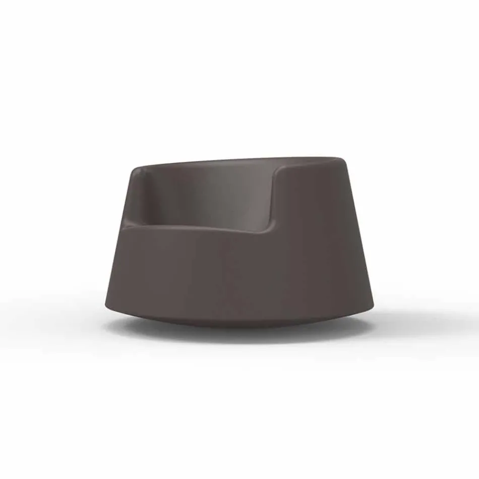 Modern design garden armchair Roulette Vondom in polyethylene Viadurini