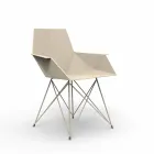 Faz Vondom design garden armchair, polypropylene and stainless steel Viadurini