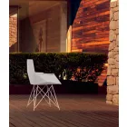 Faz Vondom design garden armchair, polypropylene and stainless steel Viadurini