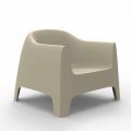 Modern design outdoor armchair in polypropylene, Solid by Vondom,4 pieces