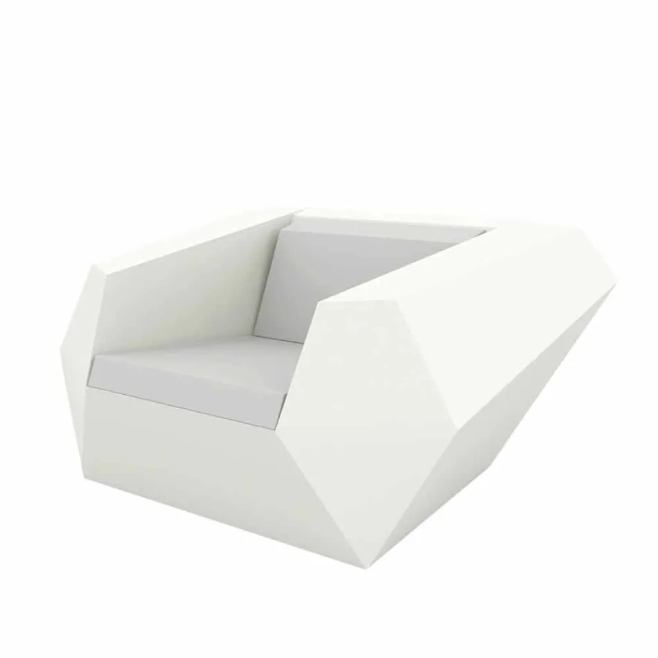 Faz garden armchair by Vondom modern design in polyethylene Viadurini