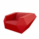 Faz garden armchair by Vondom modern design in polyethylene Viadurini