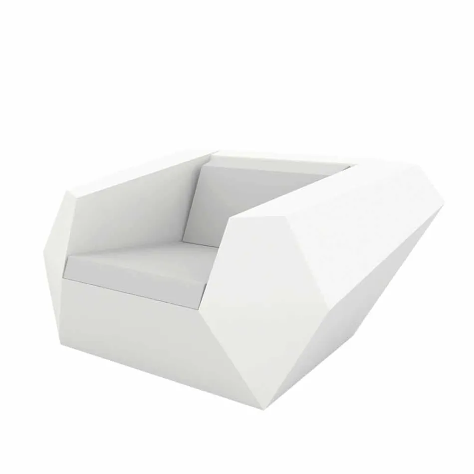 Faz garden armchair by Vondom modern design in polyethylene Viadurini