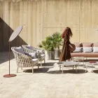 Aluminum Garden Armchair Made in Italy - Emmacross by Varaschin Viadurini