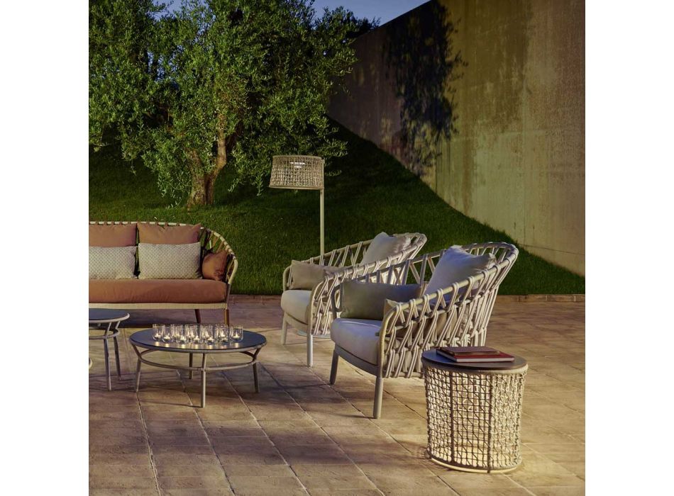 Aluminum Garden Armchair Made in Italy - Emmacross by Varaschin Viadurini