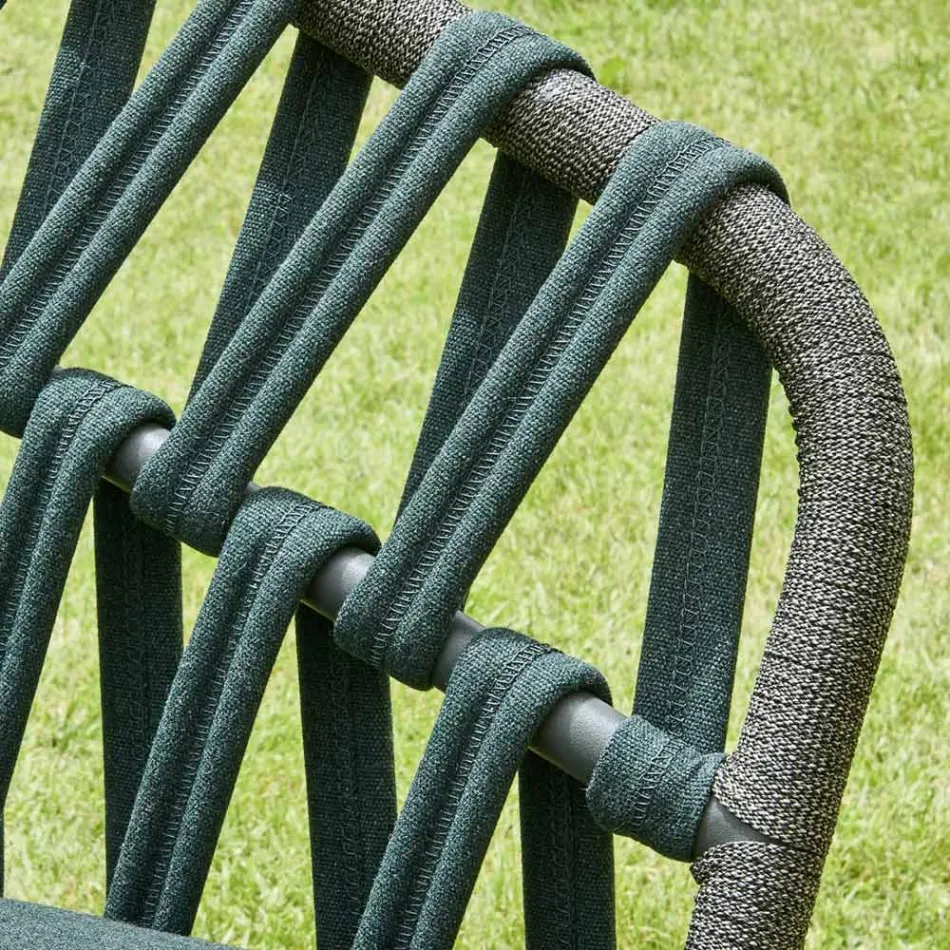 Aluminum Garden Armchair Made in Italy - Emmacross by Varaschin Viadurini