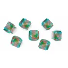 Garden armchair in colored braided synthetic fiber - Maat by Varaschin Viadurini