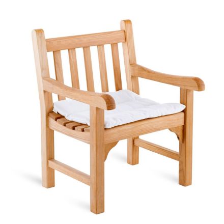 Garden Armchair in Teak Wood Made in Italy - Sleepy Viadurini