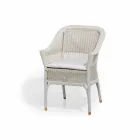 Polyethylene Garden armchair hand woven Chad Viadurini