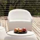 Garden Armchair in Polyethylene Made in Italy Modern Design - July Viadurini