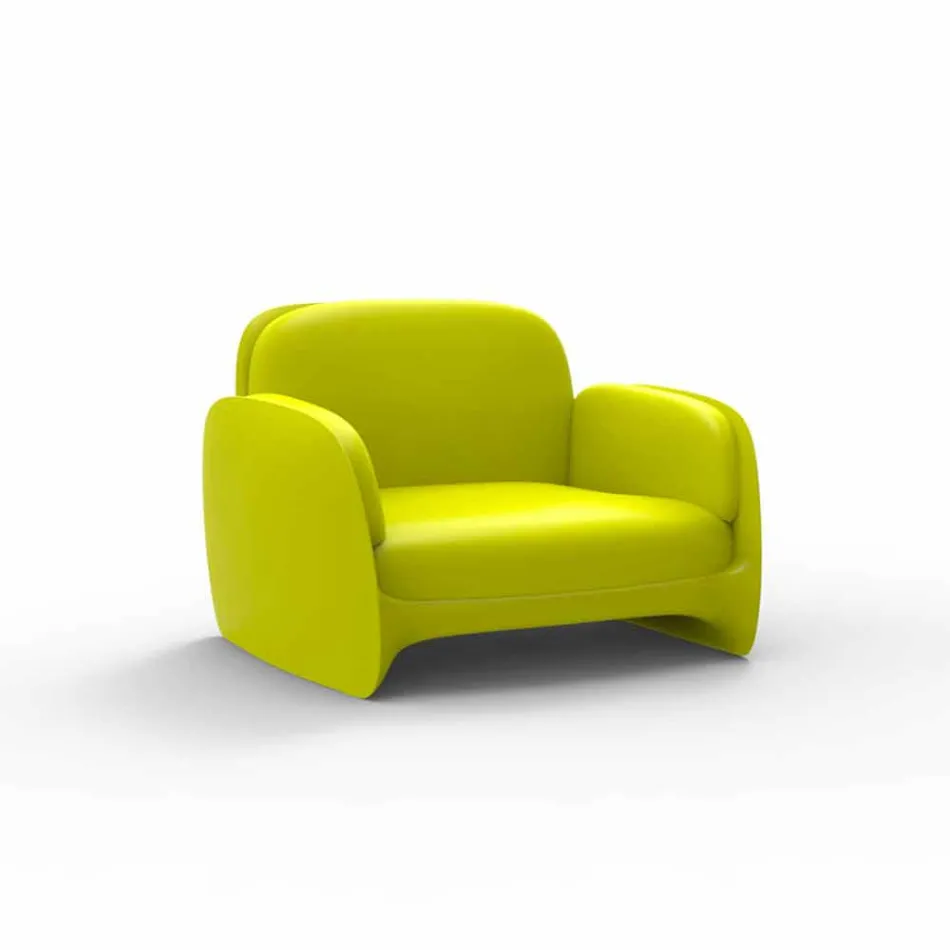 Pezzettina by Vondom polyethylene garden armchair, design Viadurini