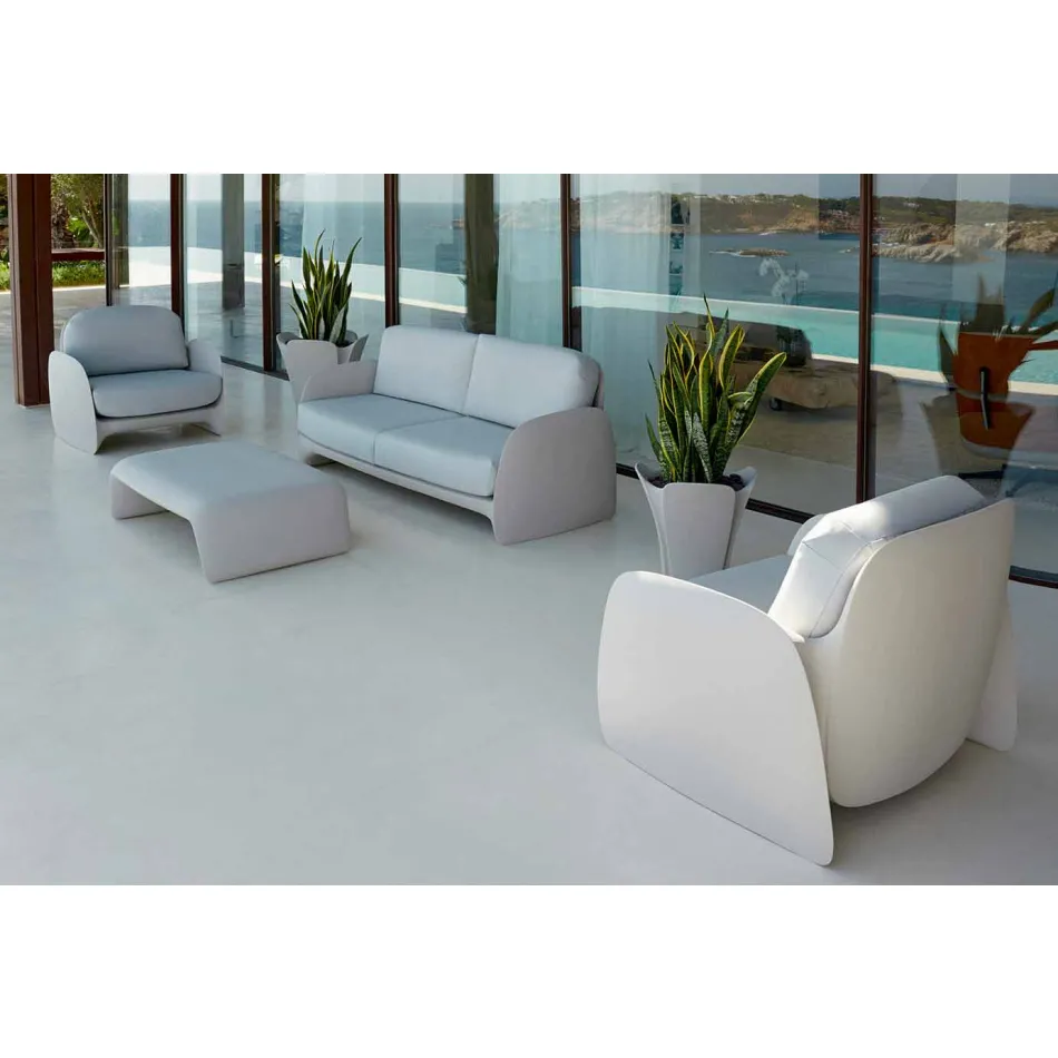 Pezzettina by Vondom polyethylene garden armchair, design Viadurini