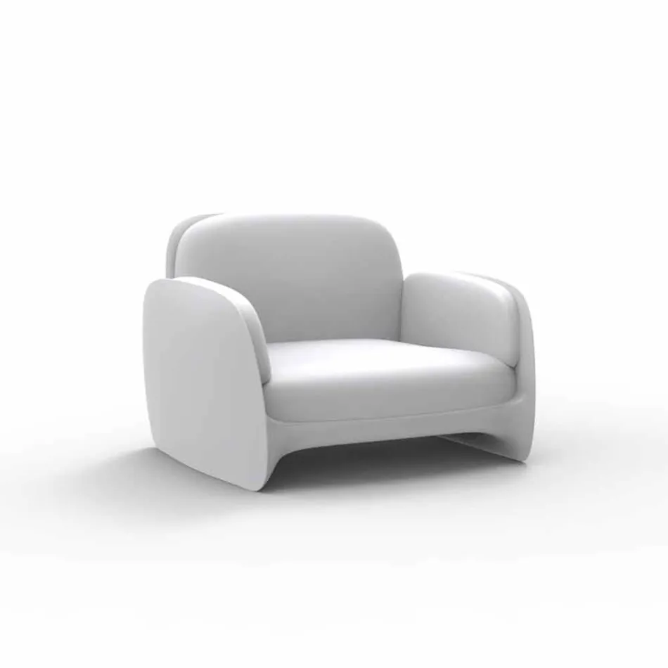 Pezzettina by Vondom polyethylene garden armchair, design Viadurini